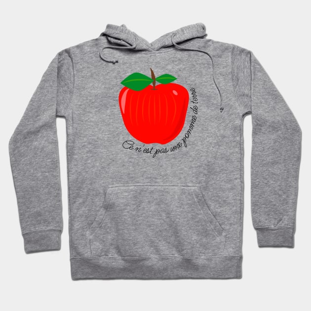 Whimsical Apple Art Hoodie by thejamestaylor